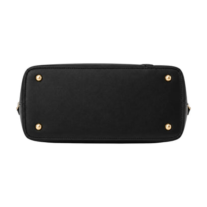 Bagnova Black Elegant Structured Faux Leather Women’s Satchel Handbag